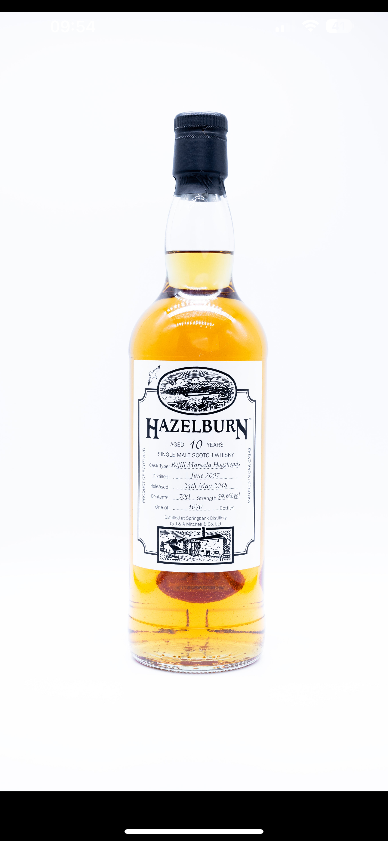 Hazelburn 10 Year Old Campbeltown Festival 2018