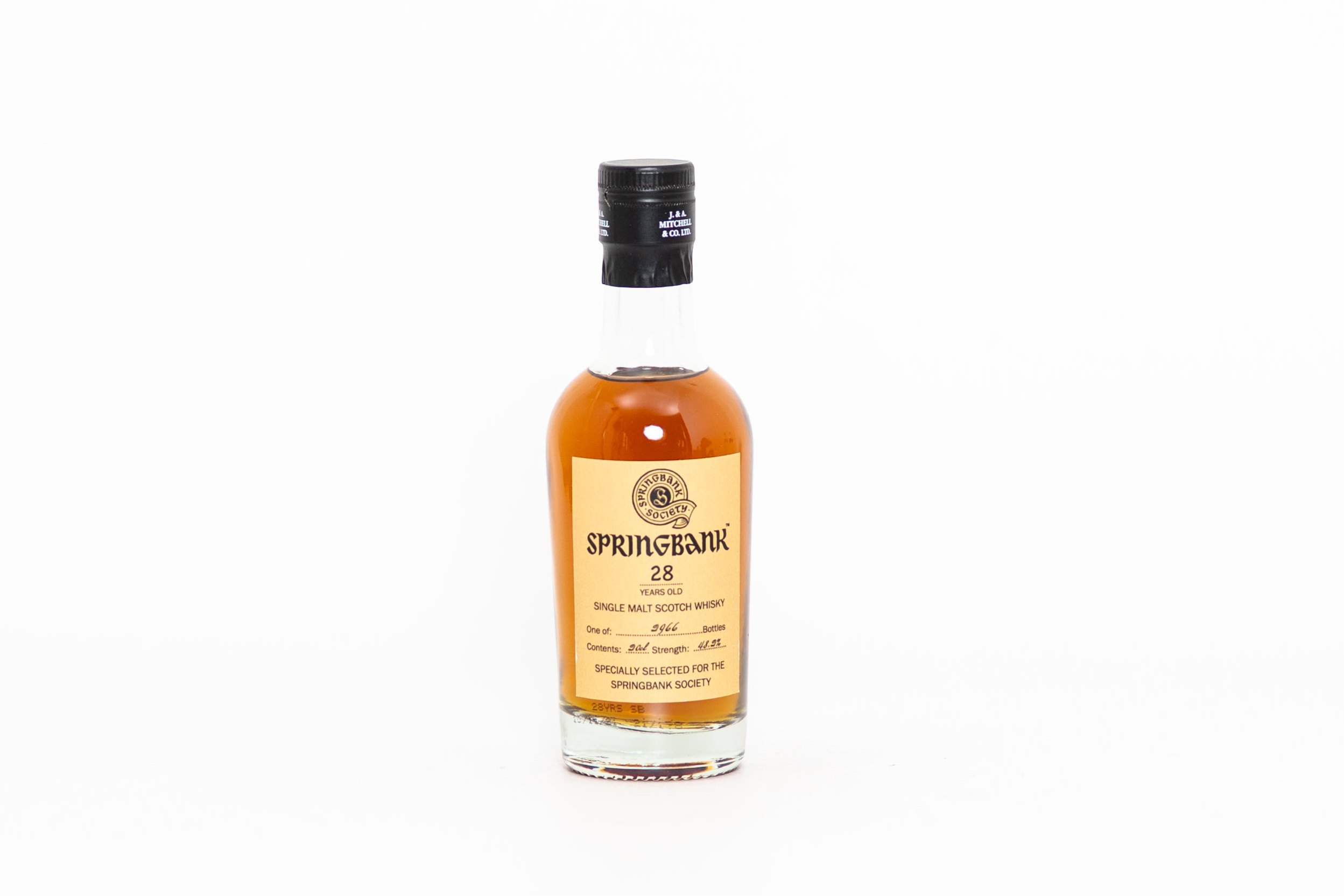 Springbank 28 Year Old (20cl) Society Bottling (with original packaging)