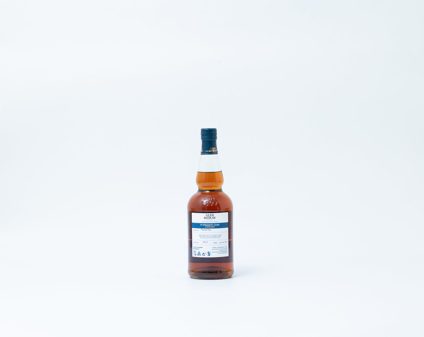 Glen Moray 2015 – Peated Fino Cask, 2025 Private Cask Collection, 58.5% ABV, 70cl