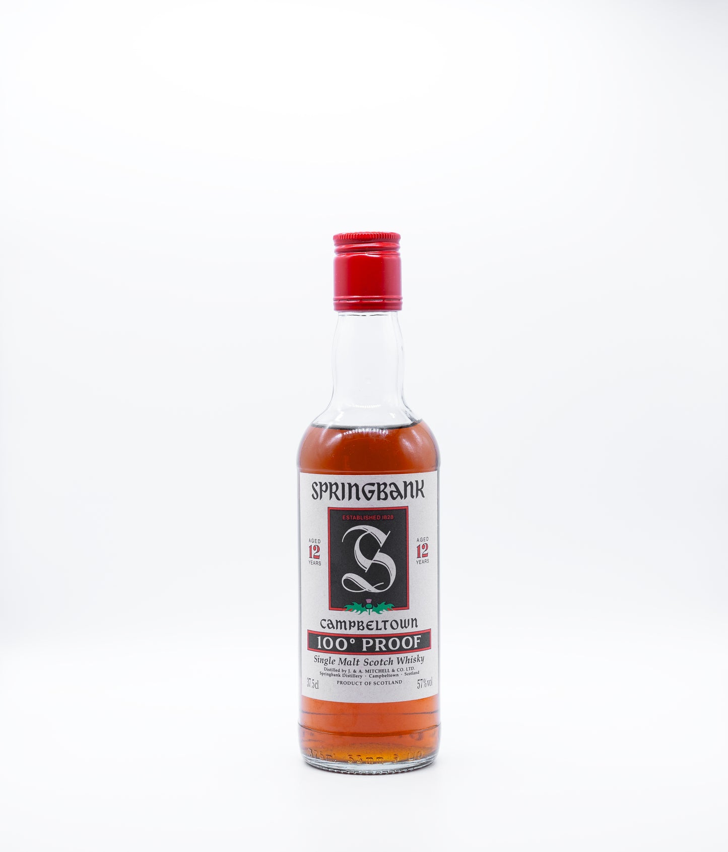 Springbank 12 Year Old Green Thistle 100 Proof With Original Box