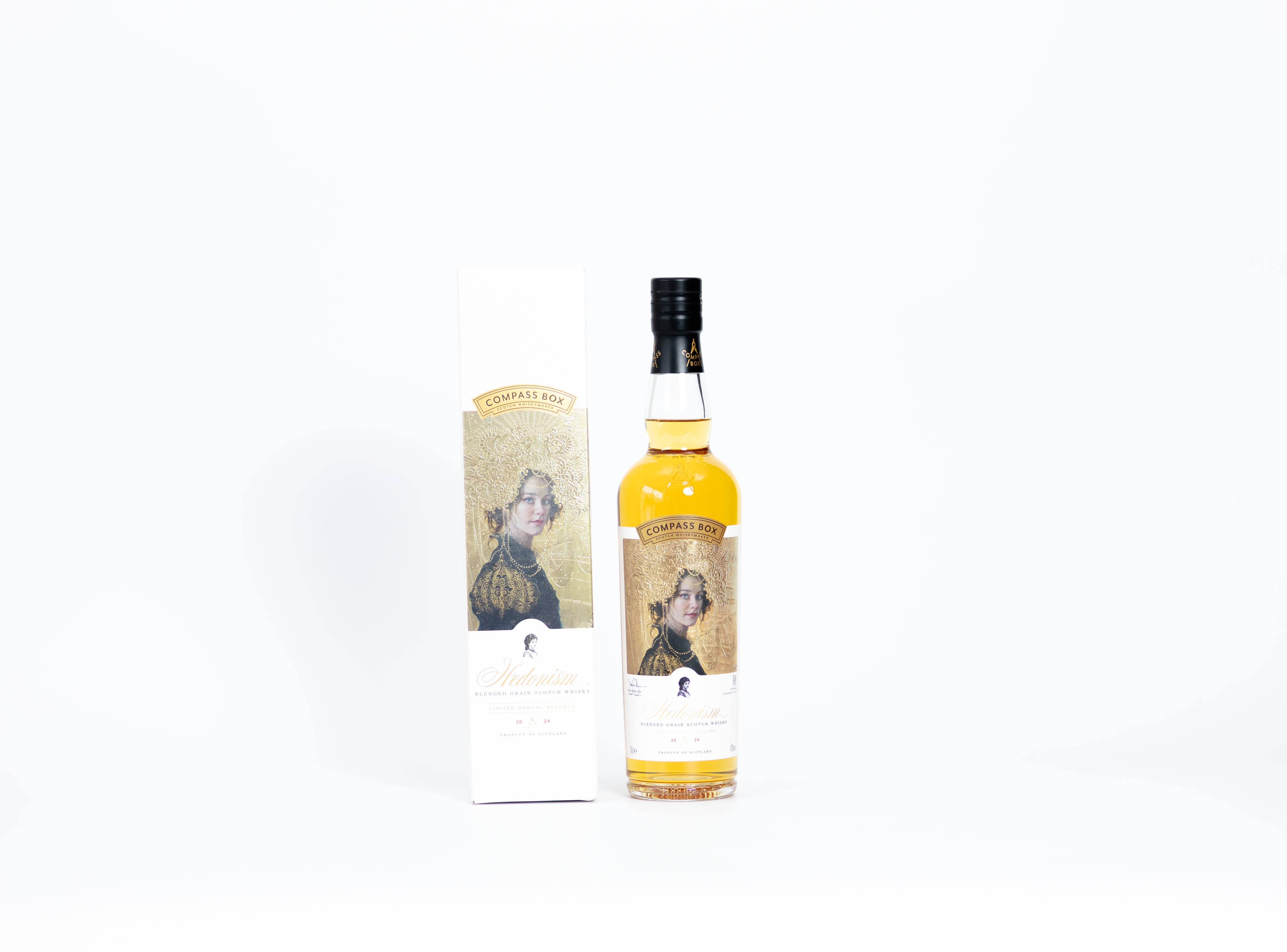 Compass Box Hedonism 2024 Release Blended Grain Scotch Whisky