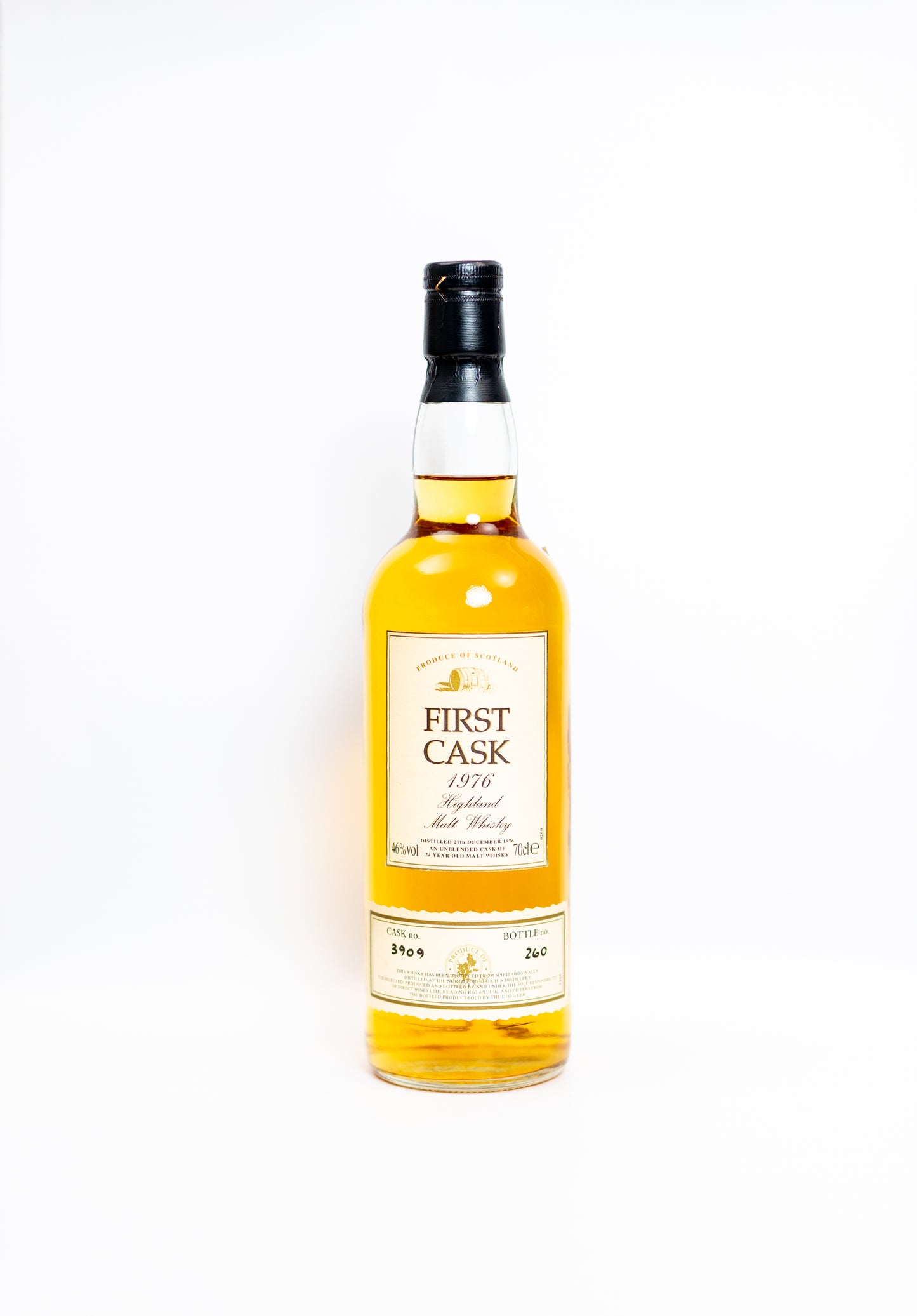 North Port Brechin First Cask 1976 - 24 Year Old - Bottle NO.260