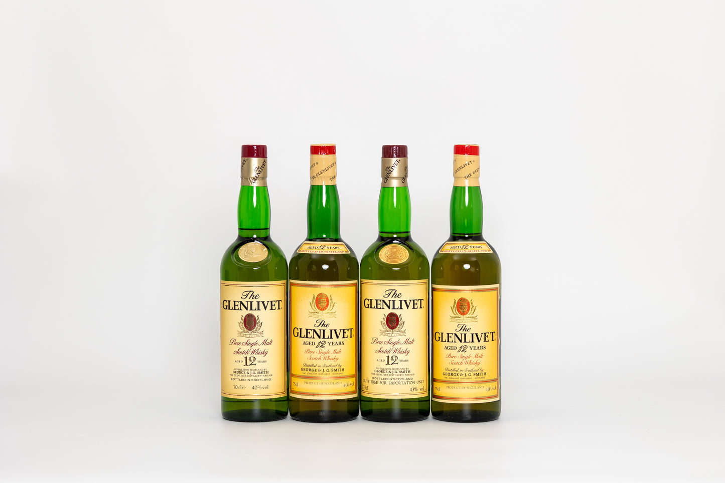 Glenlivet - 12 Year Old (Classic Golf Course Collection, 4 bottles)