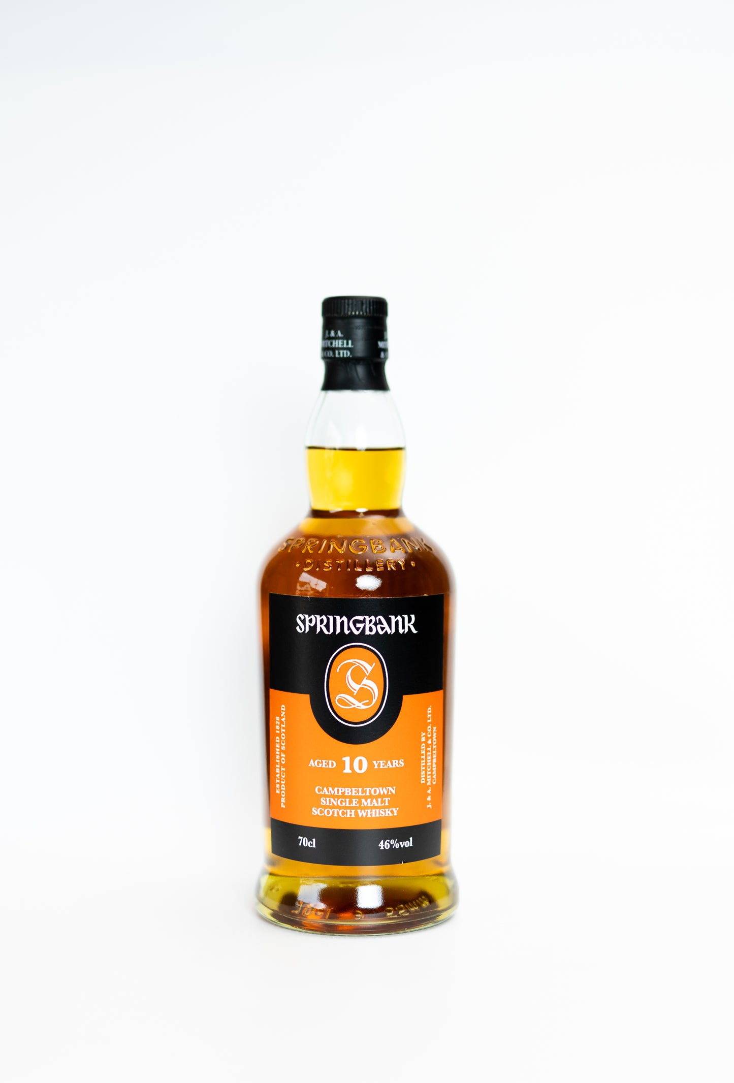 Springbank 10 Year Old – Single Malt Scotch Whisky, 46% ABV, 70cl