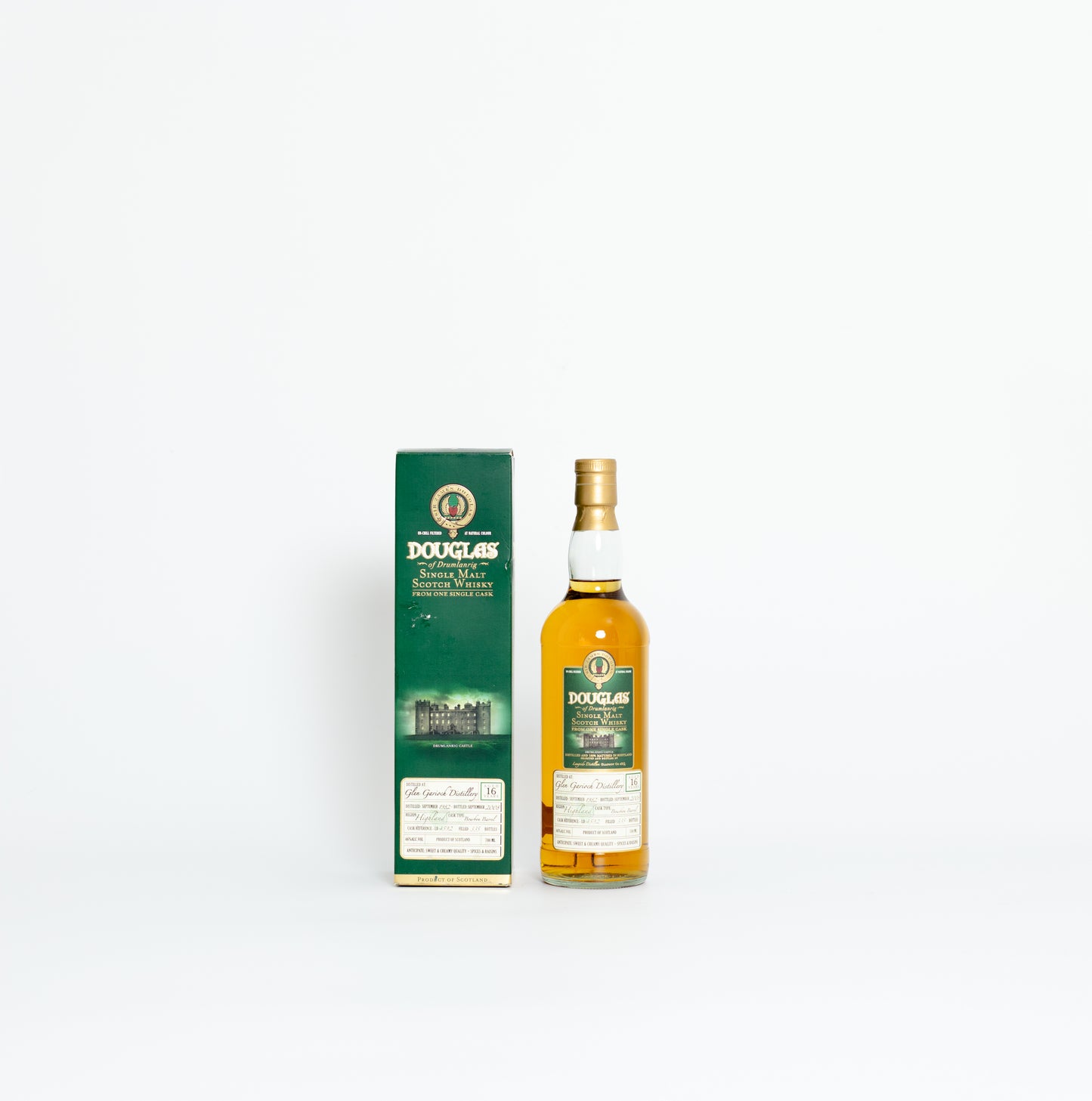 Glen Garioch 16 Year Old – Douglas of Drumlanrig, Cask #4592, 46% ABV, 70cl (Bourbon Barrel, 1 of 335, With Box)
