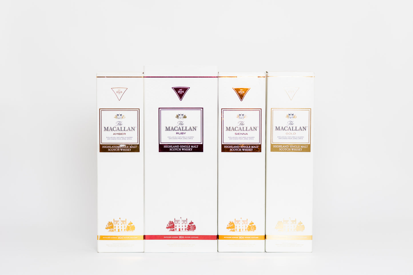 Macallan 1824 Series Collection 70cl x 4