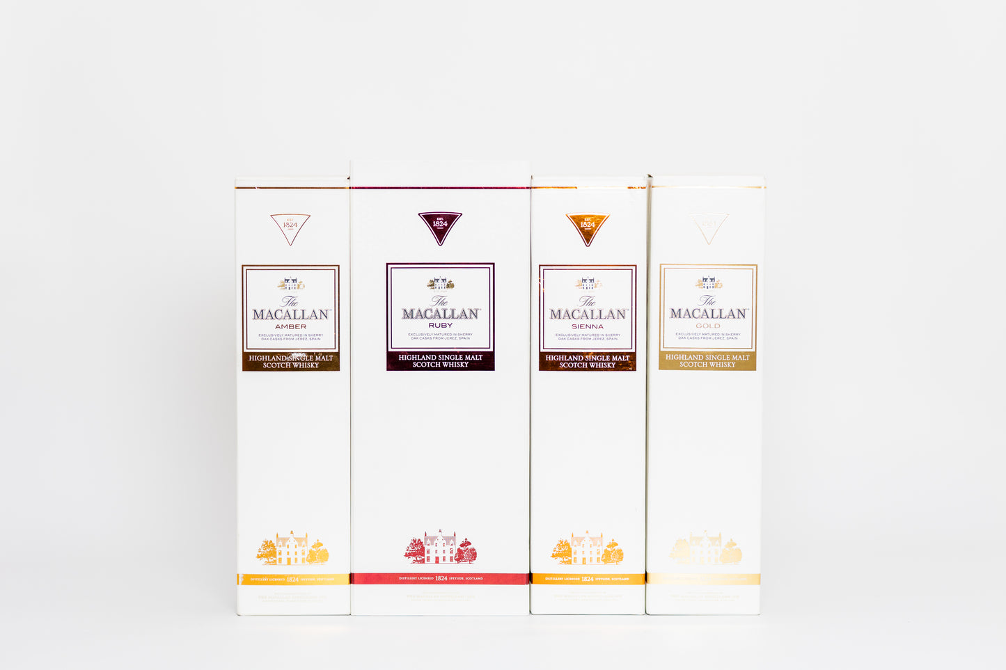 Macallan 1824 Series Collection 70cl x 4