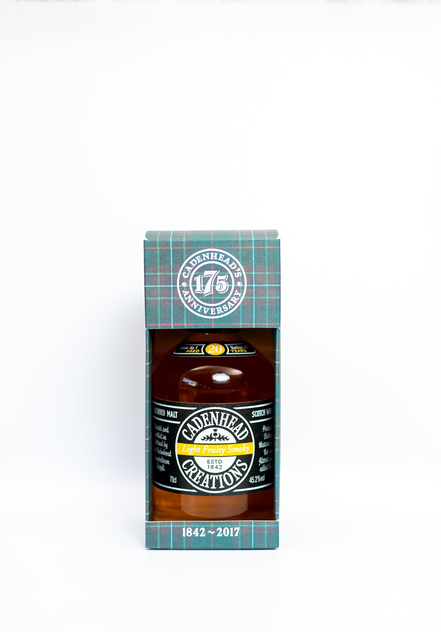 Cadenhead (175th Anniversary) Creations 20 year old (Light, Fruity, Smoky) - Batch 1