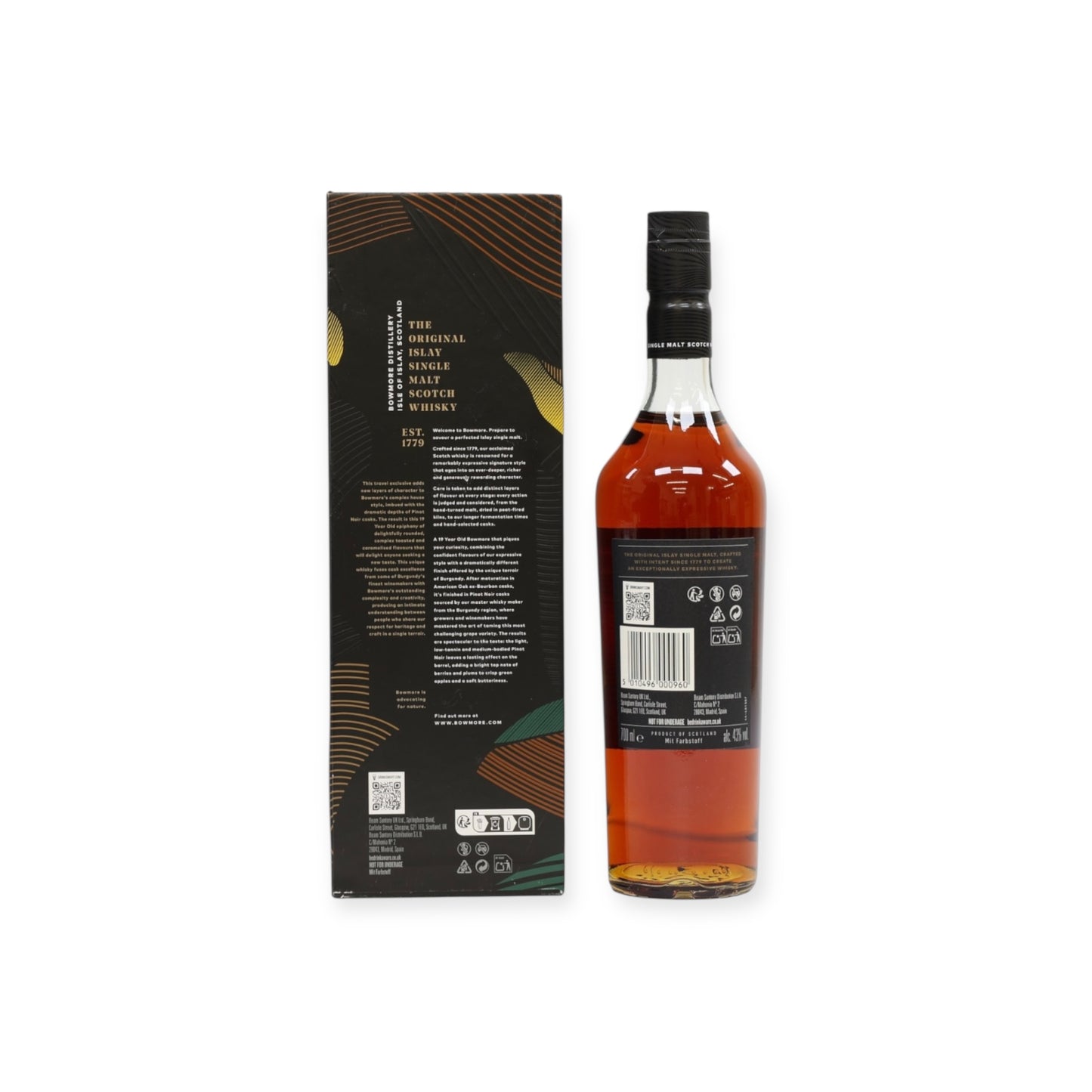 Bowmore 19 Year Old – Pinot Noir Cask Finish – 70cl