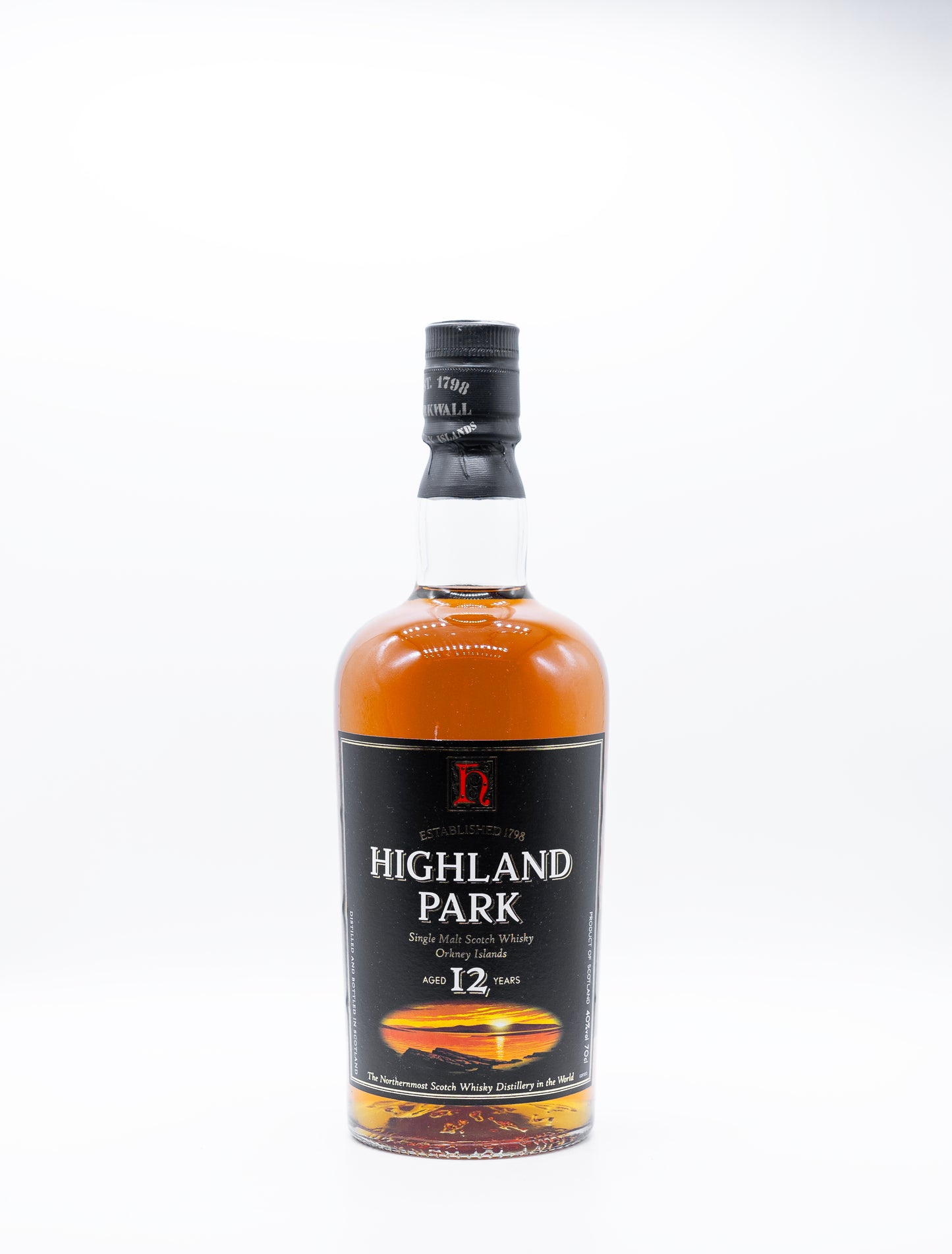 Highland Park 12 Year Old Dumpy Bottle Single Malt Scotch Whisky