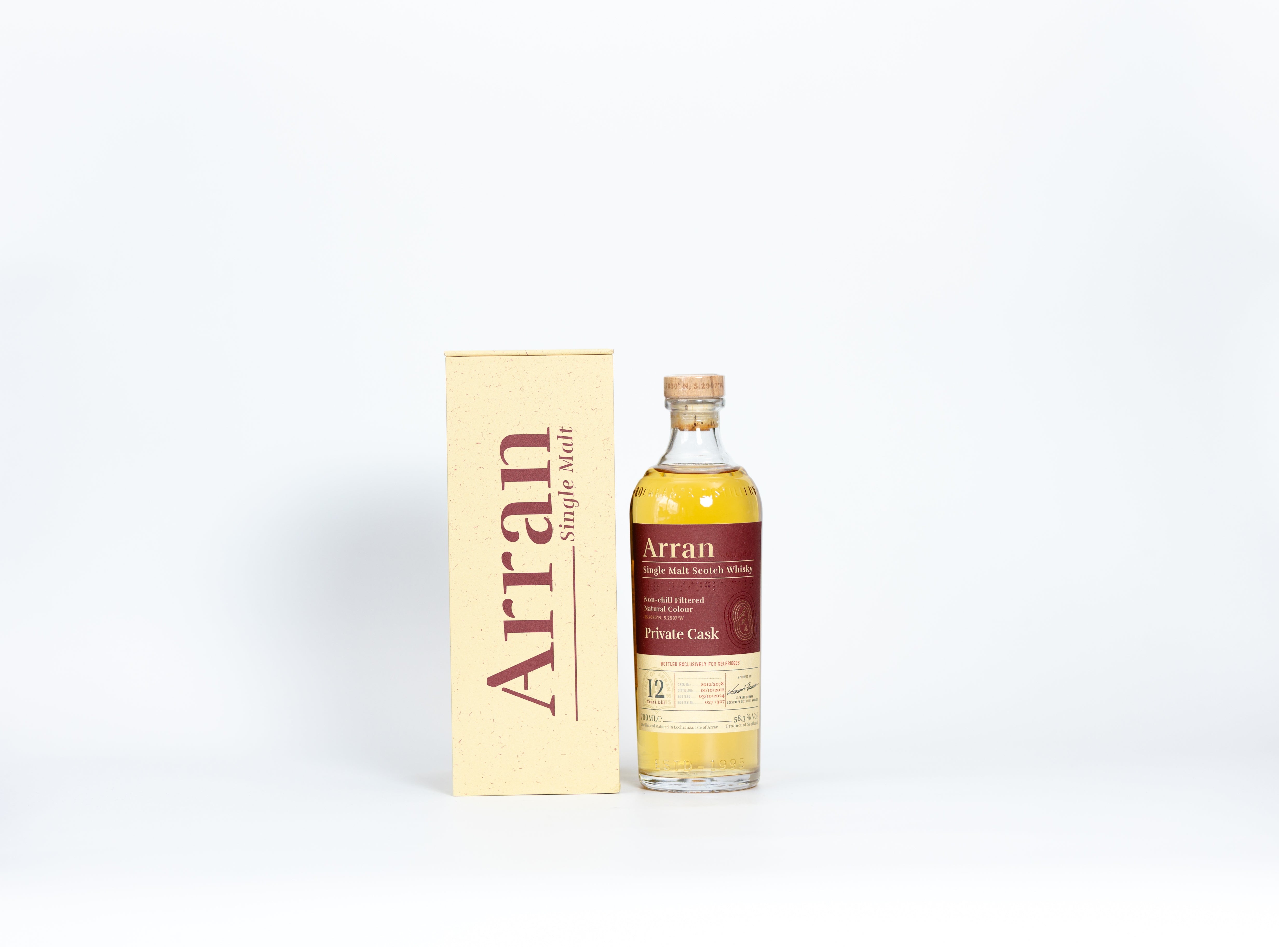 Arran 12 Year Old #2078 - Selfridges Private Cask