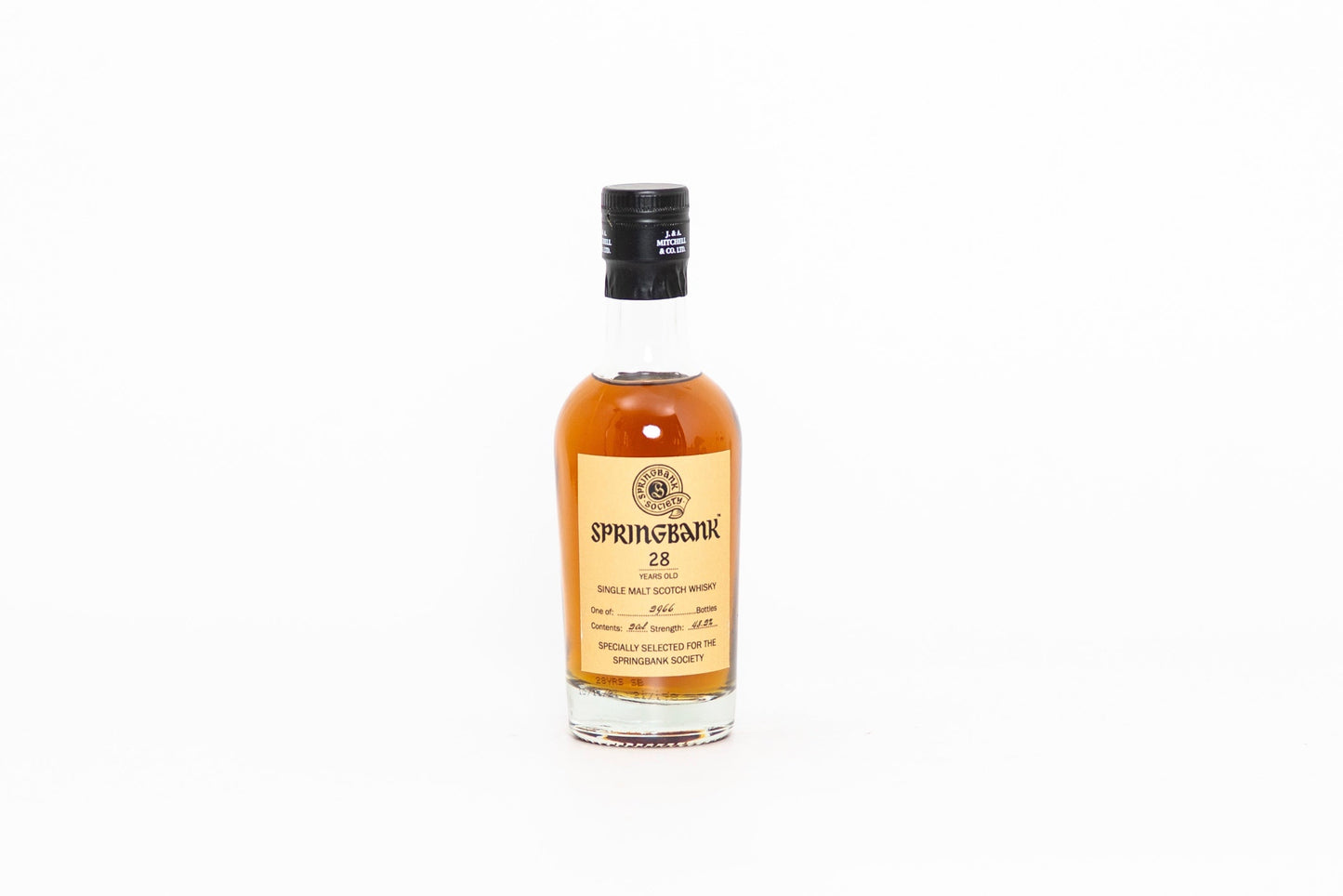 Springbank 28 Year Old – Society Bottling – 20cl