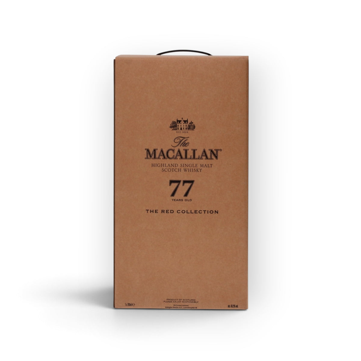 The Macallan Red Collection 77 Year Old | First Casked 1945 | 43.2% ABV | Javi Aznarez Artwork | 2022 Release