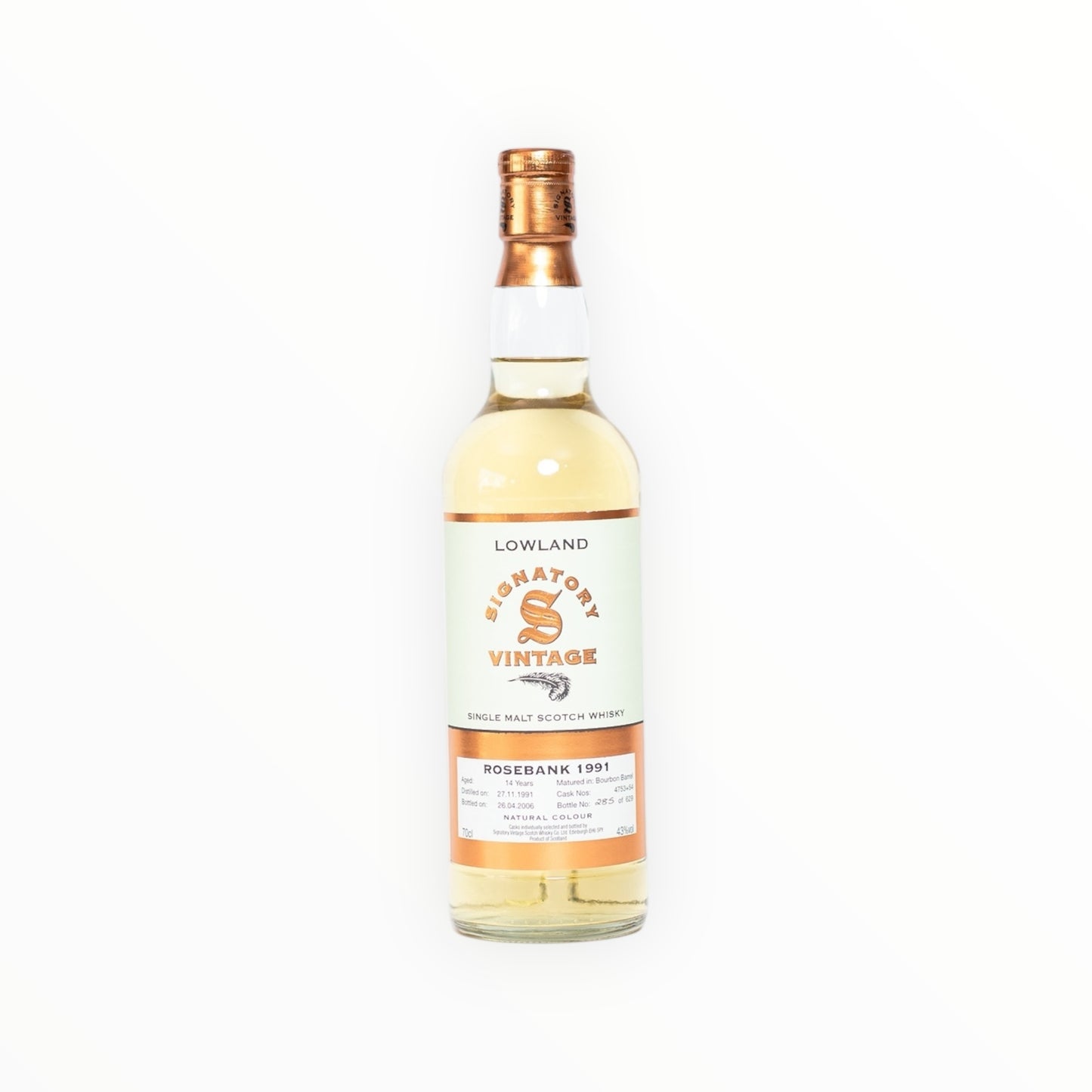 Rosebank 1991 14 Year Old Signatory Vintage