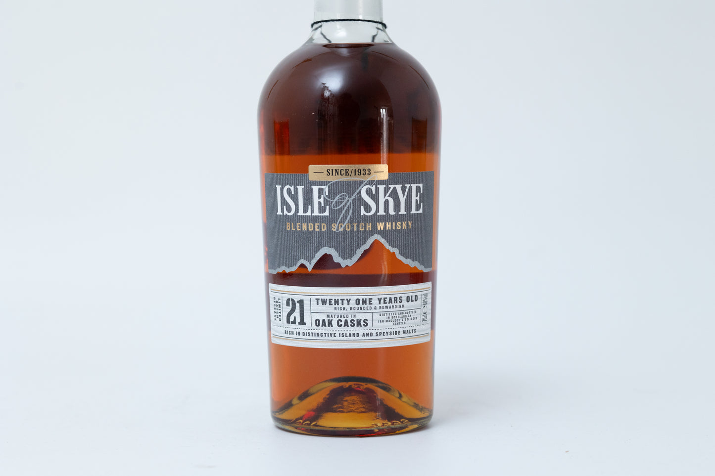 Isle of Skye 21 Year Old Blended Whisky – 40% ABV, 70cl