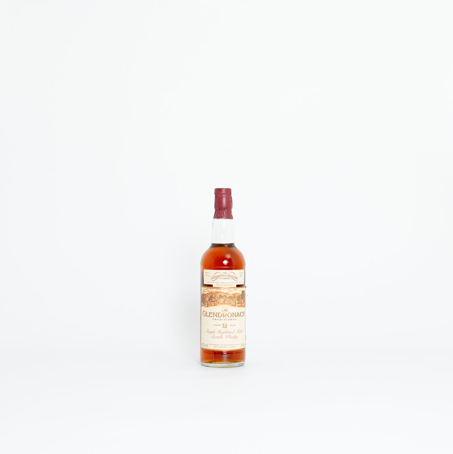 Glendronach 12 Year Old Original (1980s) – Sherry Cask Matured Single Malt Scotch Whisky, 40% ABV, 70cl