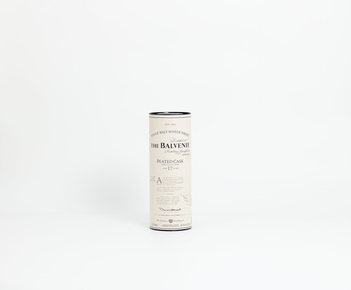 The Balvenie 17 Year Old – Peated Cask, 48.7% ABV, 70cl