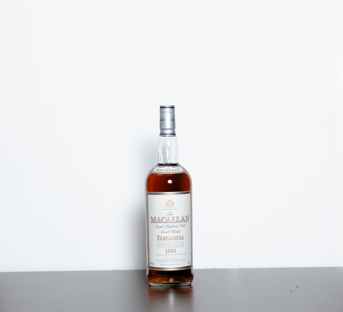 The Macallan Elegancia (1991) – Speyside Single Malt Scotch Whisky, 1 Litre, 40% ABV