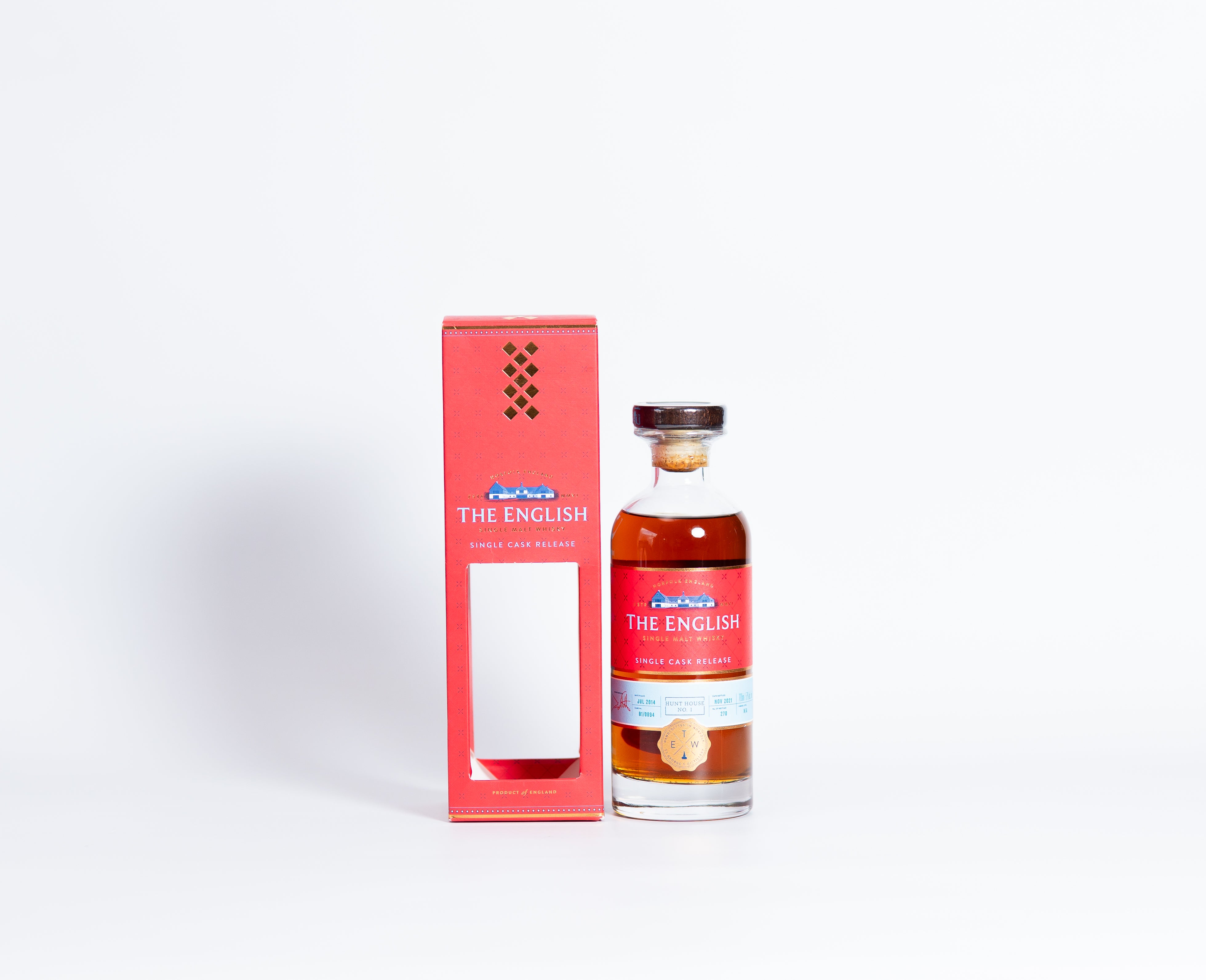 St George's - 2014 (Single Cask B1/0894) The English (Hunt House No.1)