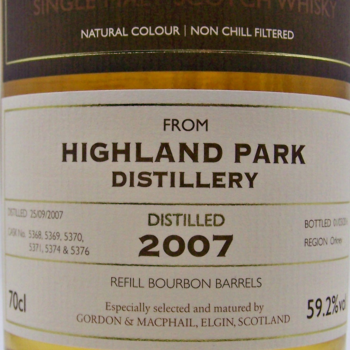 Highland Park 2007 Gordon & Macphail