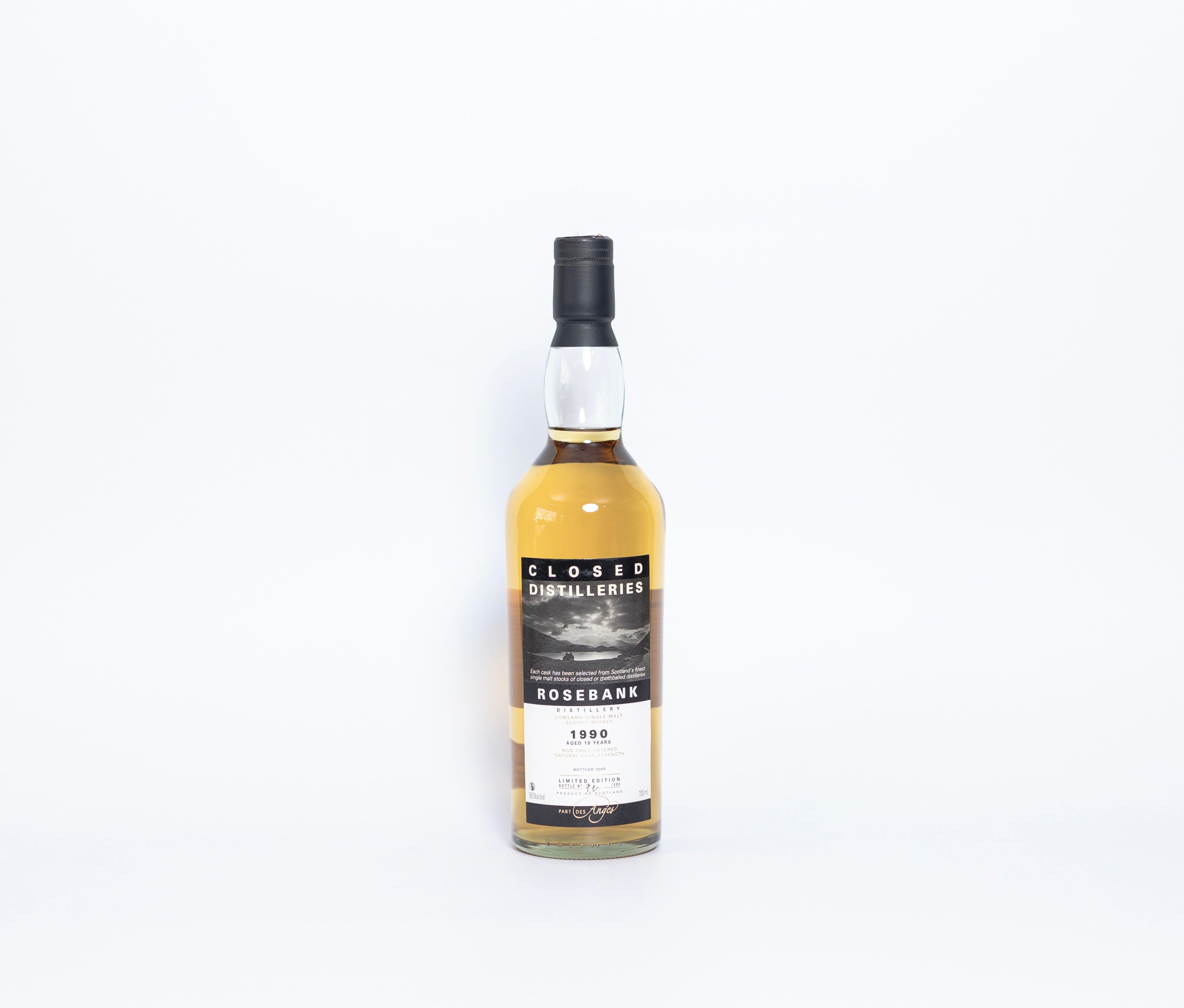 Rosebank 1990 Part des Anges 19 Year Old Closed Distilleries