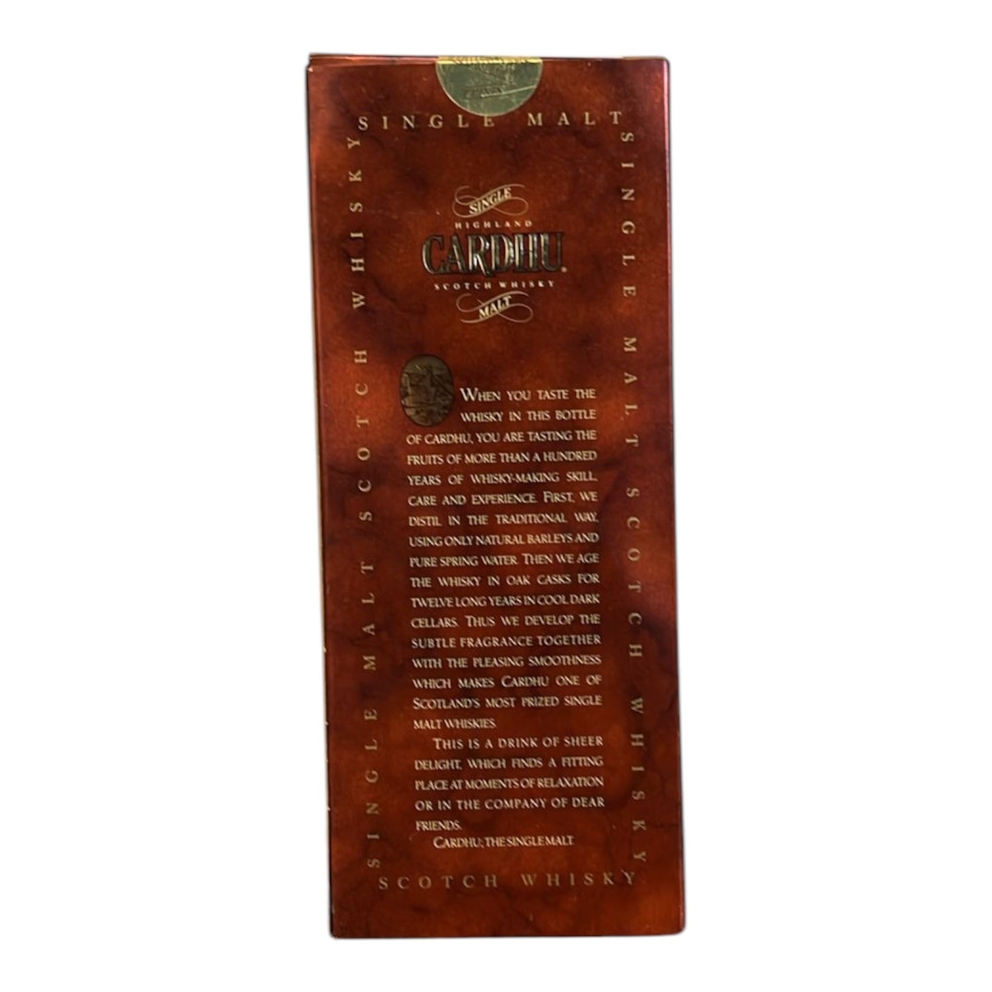 Cardhu 12 Year Old Bottles 1980s