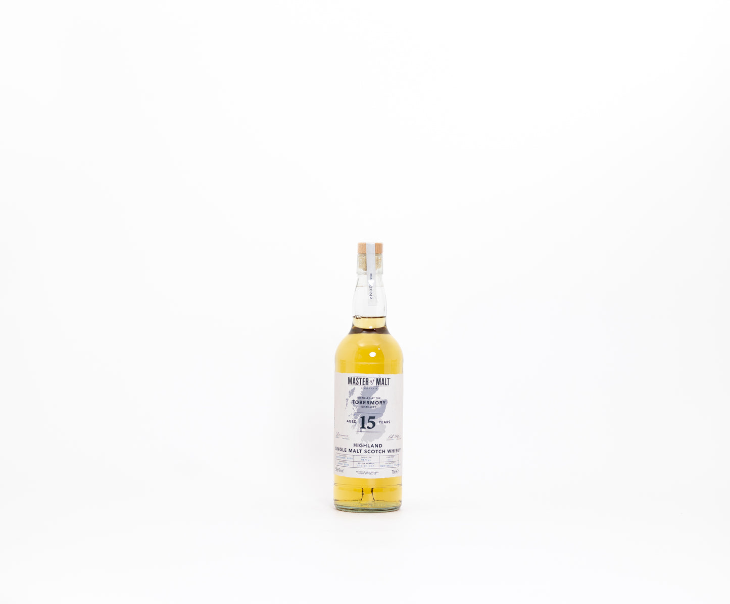 Tobermory 15 Year Old 2008 Single Cask – Master of Malt, 56.6% ABV, 70cl (Bottle Only, 1 of 307)