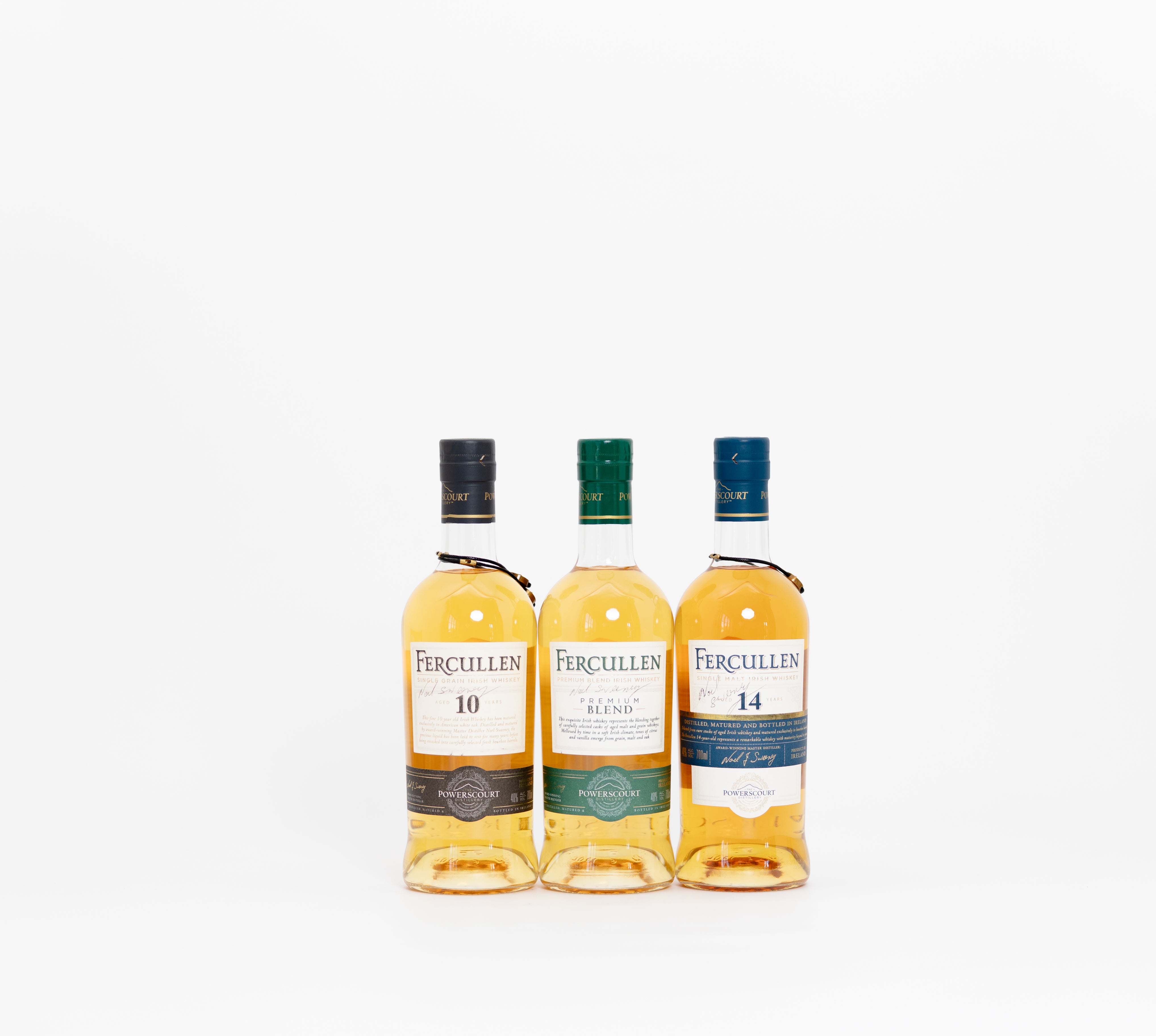 Fercullen Trilogy Signed By Master Distiller Noel Sweeney