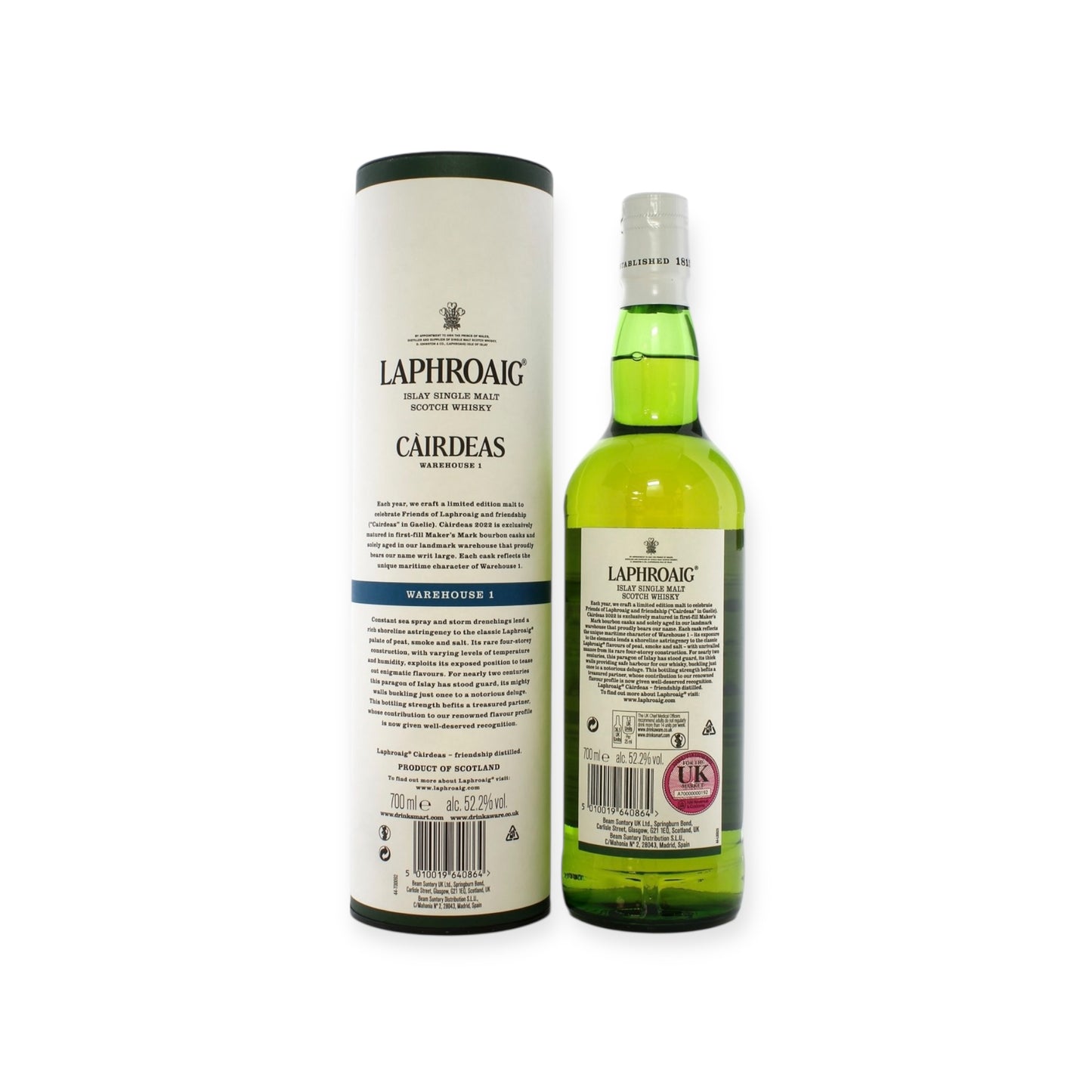 Laphroaig Cairdeas (2022) Warehouse 1 – 70cl – 52.2% ABV