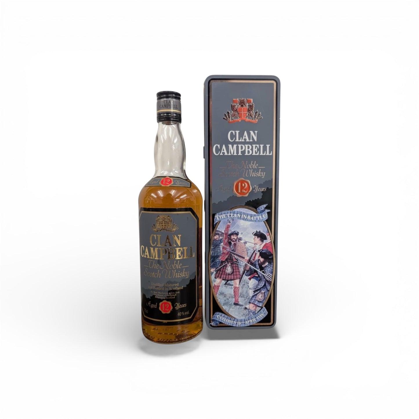 Clan Campbell 12 Year Old Blended Scotch Whisky – 75cl – 43% ABV