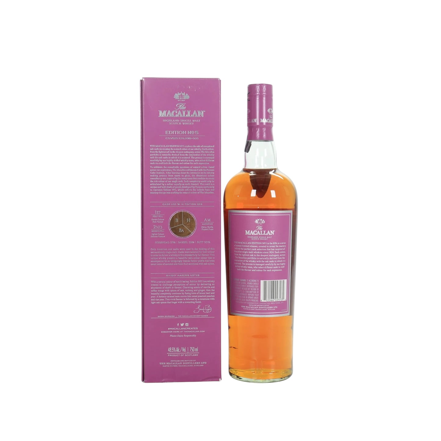 Macallan Edition No 5 48.5% 70cl Single Malt Whisky