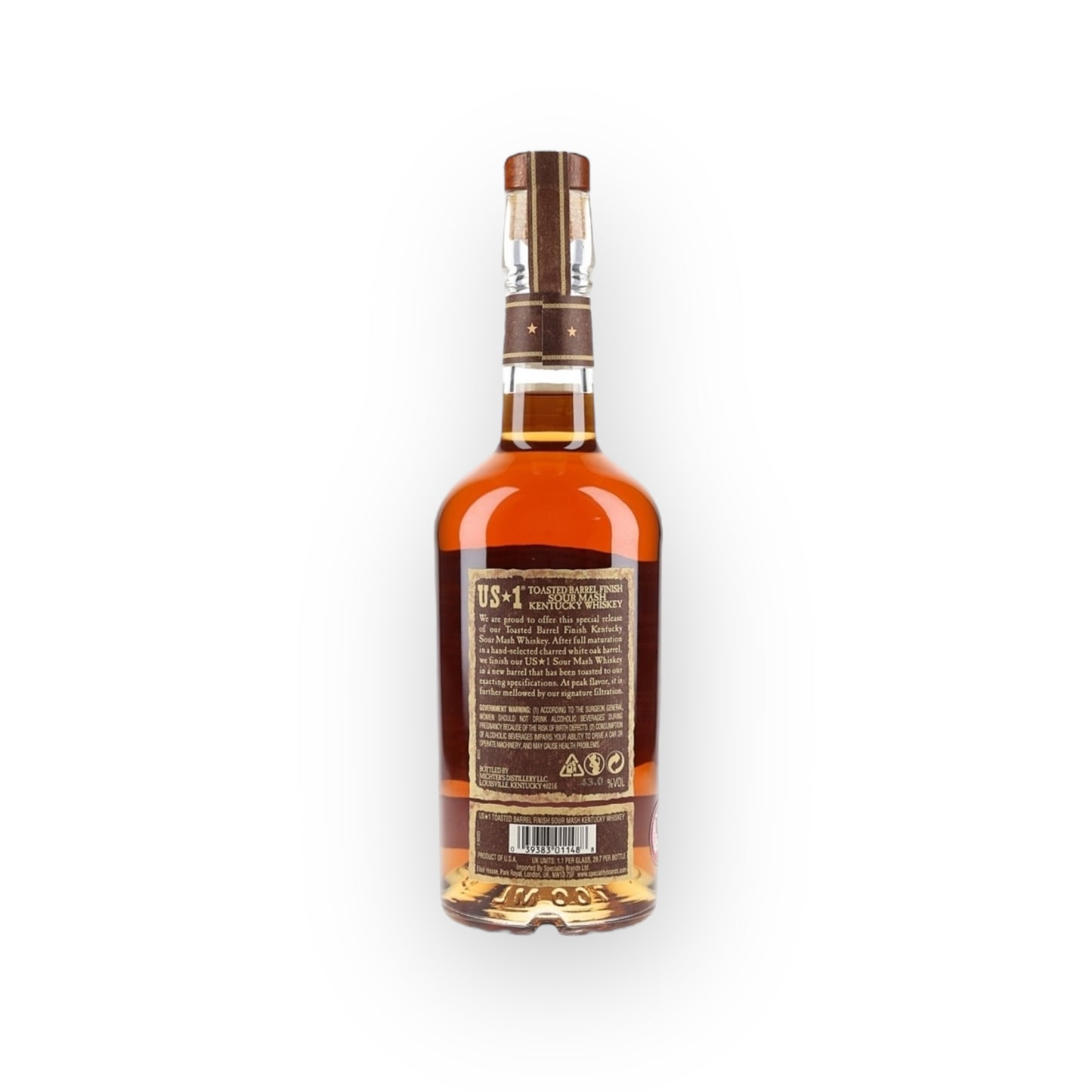 Michter’s Toasted Barrel Sour Mash – 2022 Release, 43% ABV, 75cl