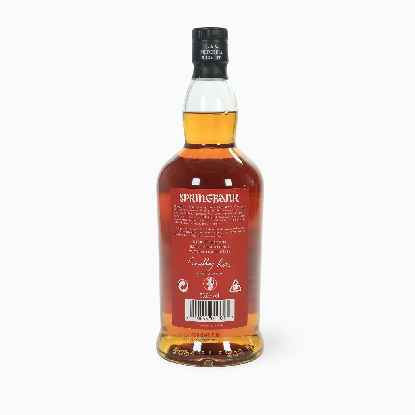 Springbank 10 Year Old Fino Sherry Matured Sherry Series Limited Edition