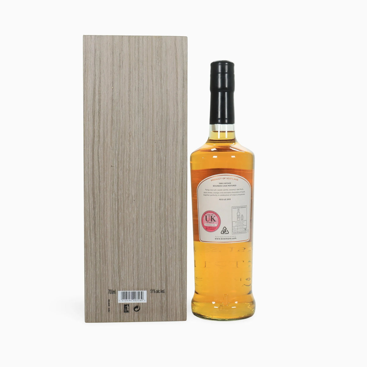 Bowmore 24 Year Old 1988 – Fèis Ìle 2013 Exclusive | First-Fill Bourbon Casks | 51% ABV | 300 Bottles | 70cl