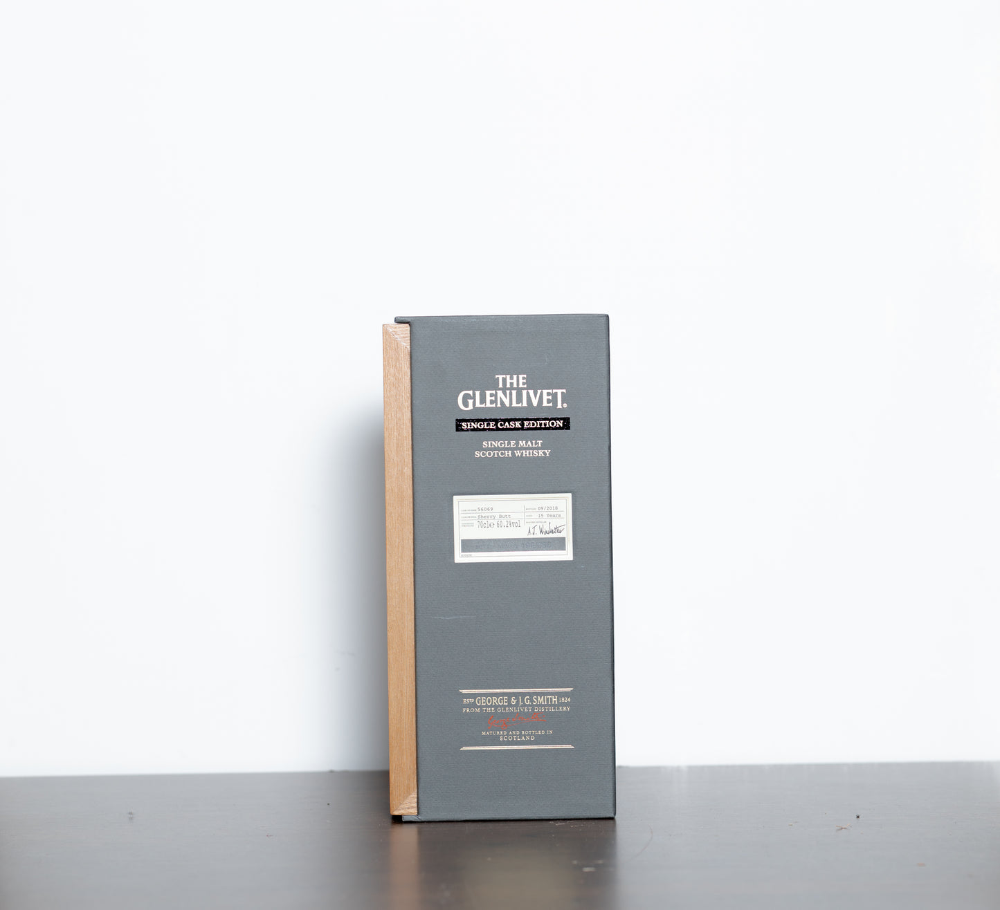 The Glenlivet 15 Year Old Single Cask #56071 (Edition) – Speyside Single Malt Scotch Whisky, 70cl, 60.2% ABV (Complete Set with Box)