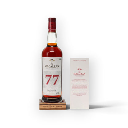The Macallan Red Collection 77 Year Old | First Casked 1945 | 43.2% ABV | Javi Aznarez Artwork | 2022 Release