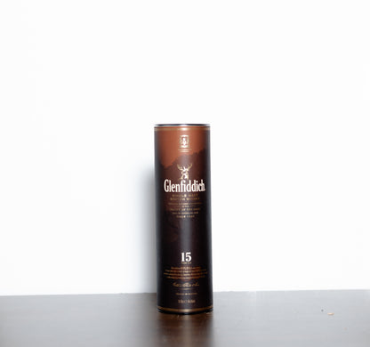 Glenfiddich 15 Year Old Solera Reserve (Old Bottling) – Speyside Single Malt Scotch Whisky, 70cl (Solera Vat, Era-Specific Collectible)
