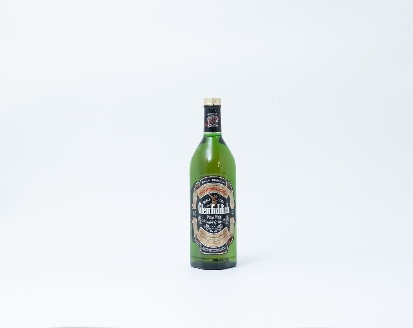 Glenfiddich Pure Malt Whisky Special Old Reserve 1980s – 100cl, 43% ABV