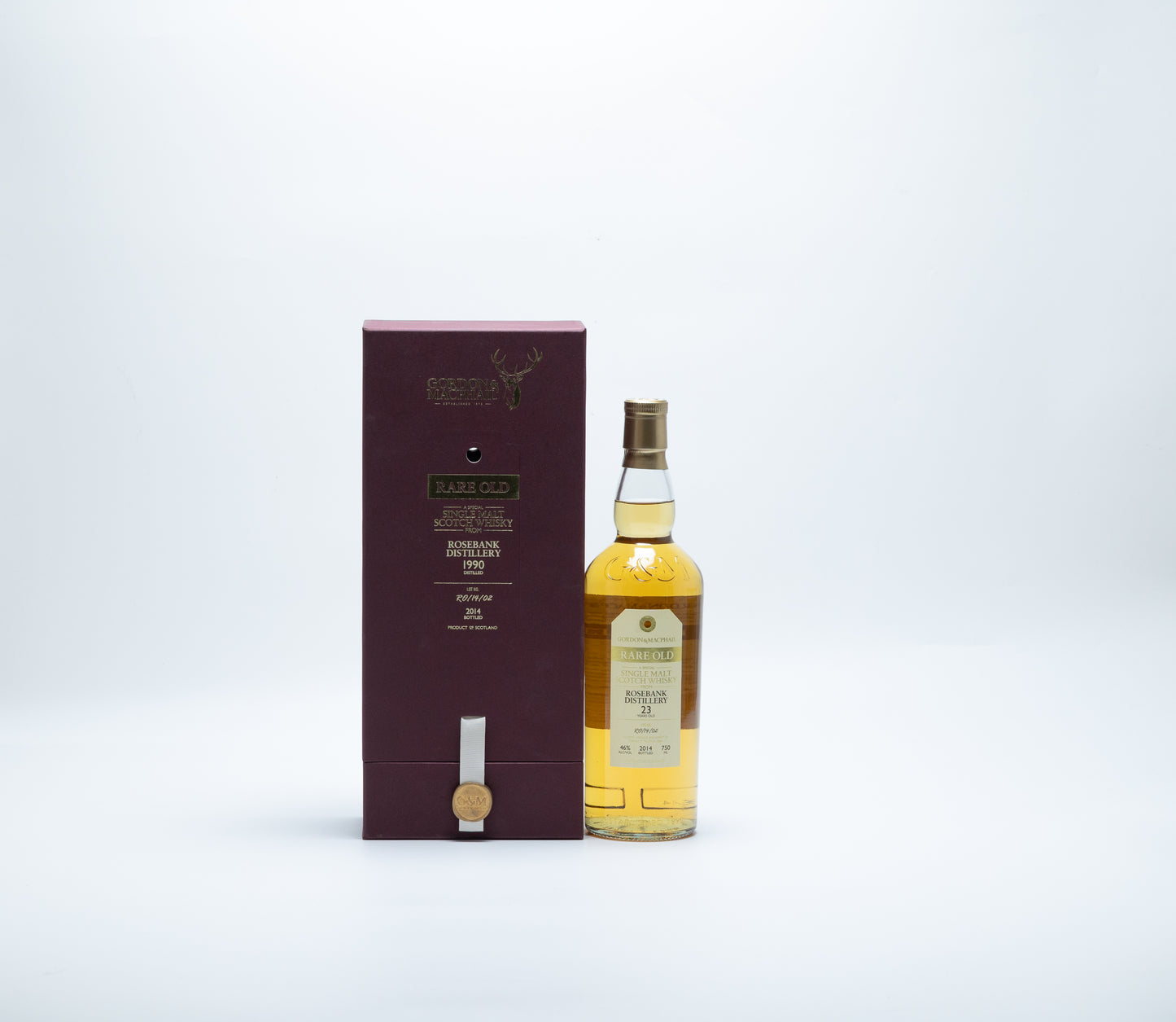 Rosebank 1990–2014 23/24 Year Old Gordon & MacPhail Rare Old (46% ABV, 70cl)