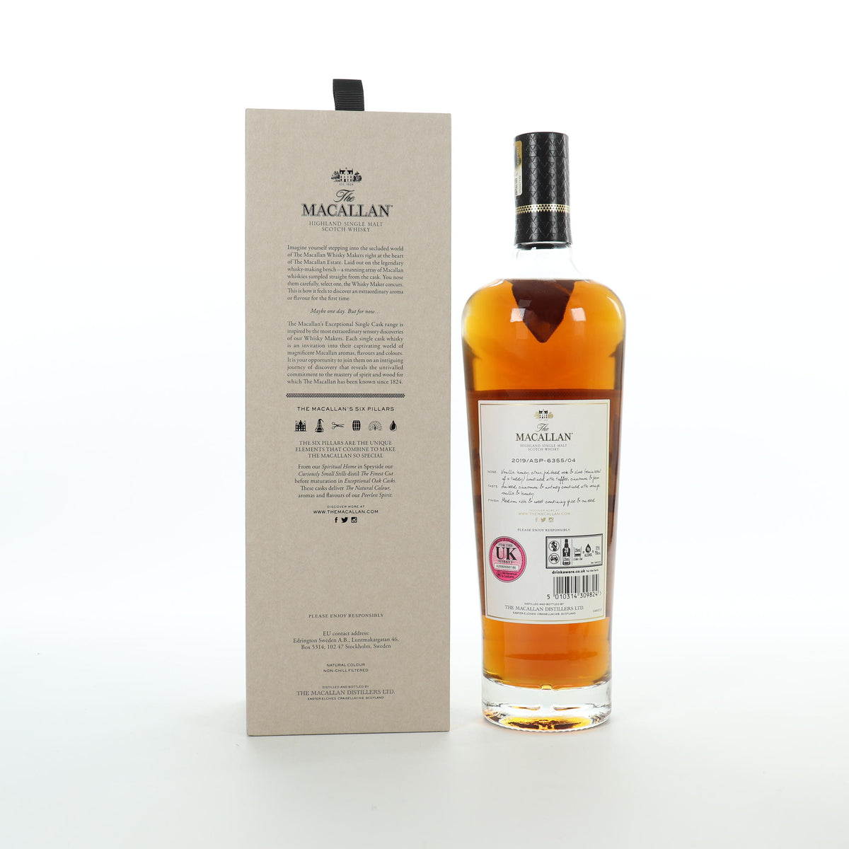 Macallan 17 Year Old Exceptional Single Cask ASP-6355/04 (Distilled 2001, Bottled 2019)