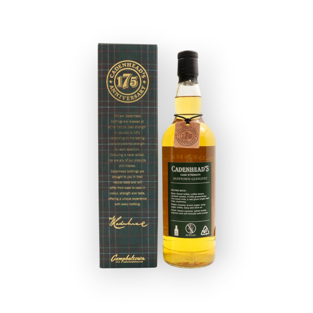 Dufftown-Glenlivet 38 Year Old 1978 | Cadenhead's Authentic Collection | Single Bourbon Hogshead | 44.6% ABV | 180 Bottles | 70cl