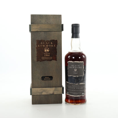 Black Bowmore 1964 – Complete Collection | All Six Releases | 1st Edition to Aston Martin DB5 | Collection Lot of 6 Bottles