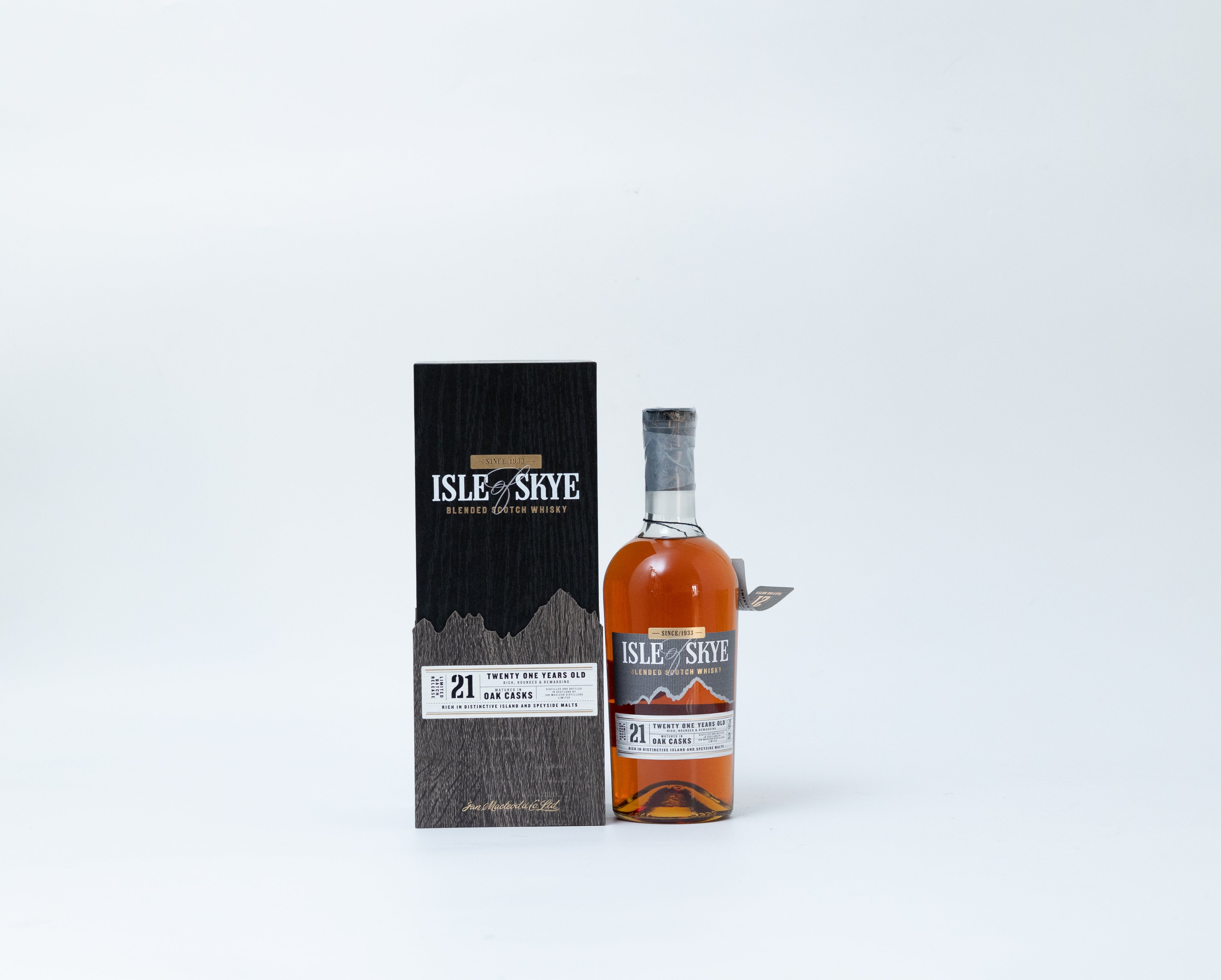 Isle of Skye 21 Year Old Blended Whisky – 40% ABV, 70cl