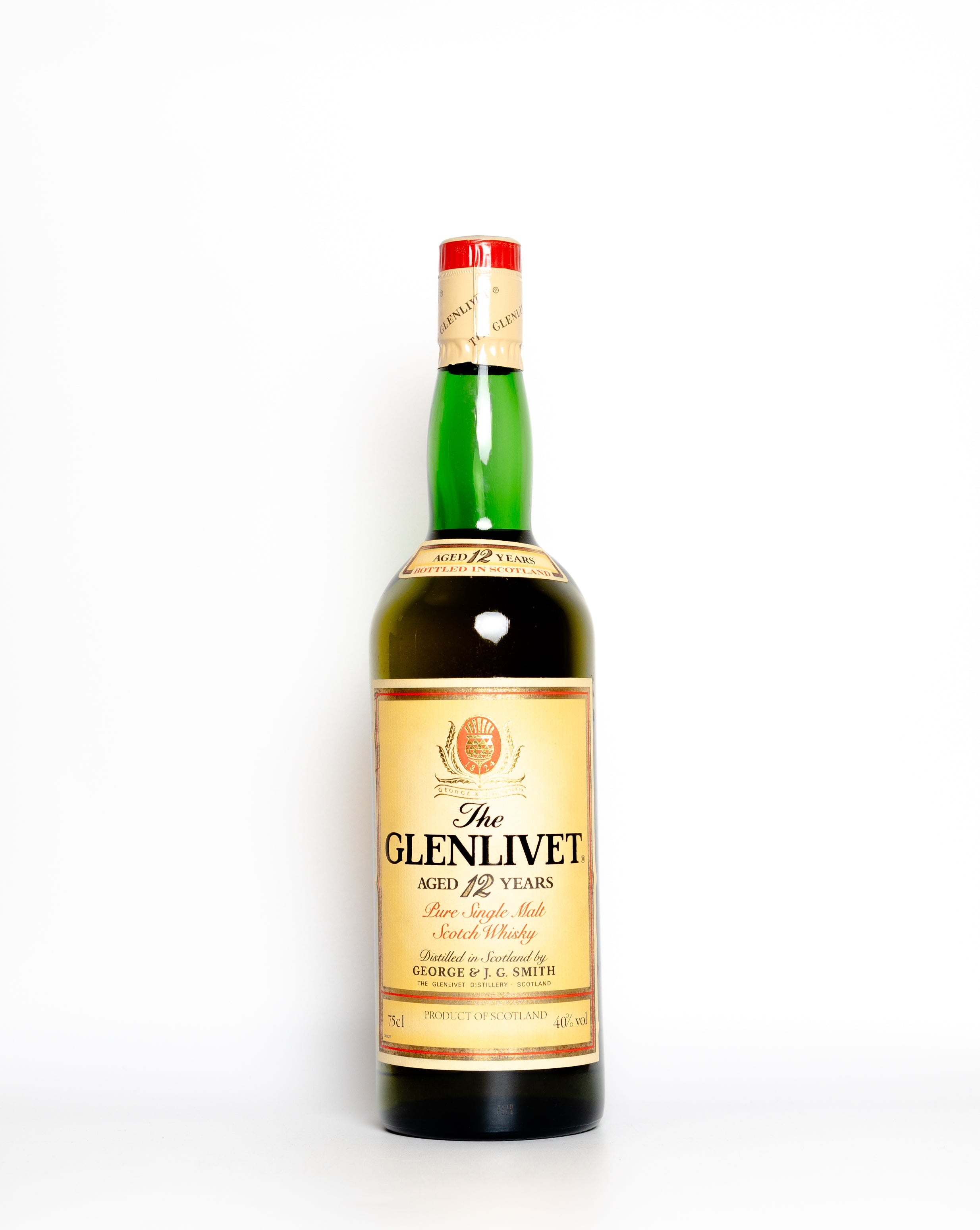 THE GLENLIVET 12 YEAR OLD GEORGE & J.G.SMITH'S 'UNHURRIED SINCE 1824' BOTTLING 1990S (70CL, 40%)