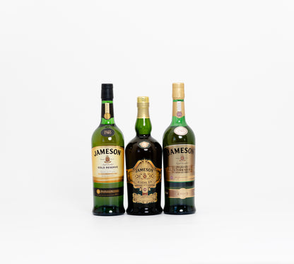Jameson Gold Reserve Trio Of Bottles