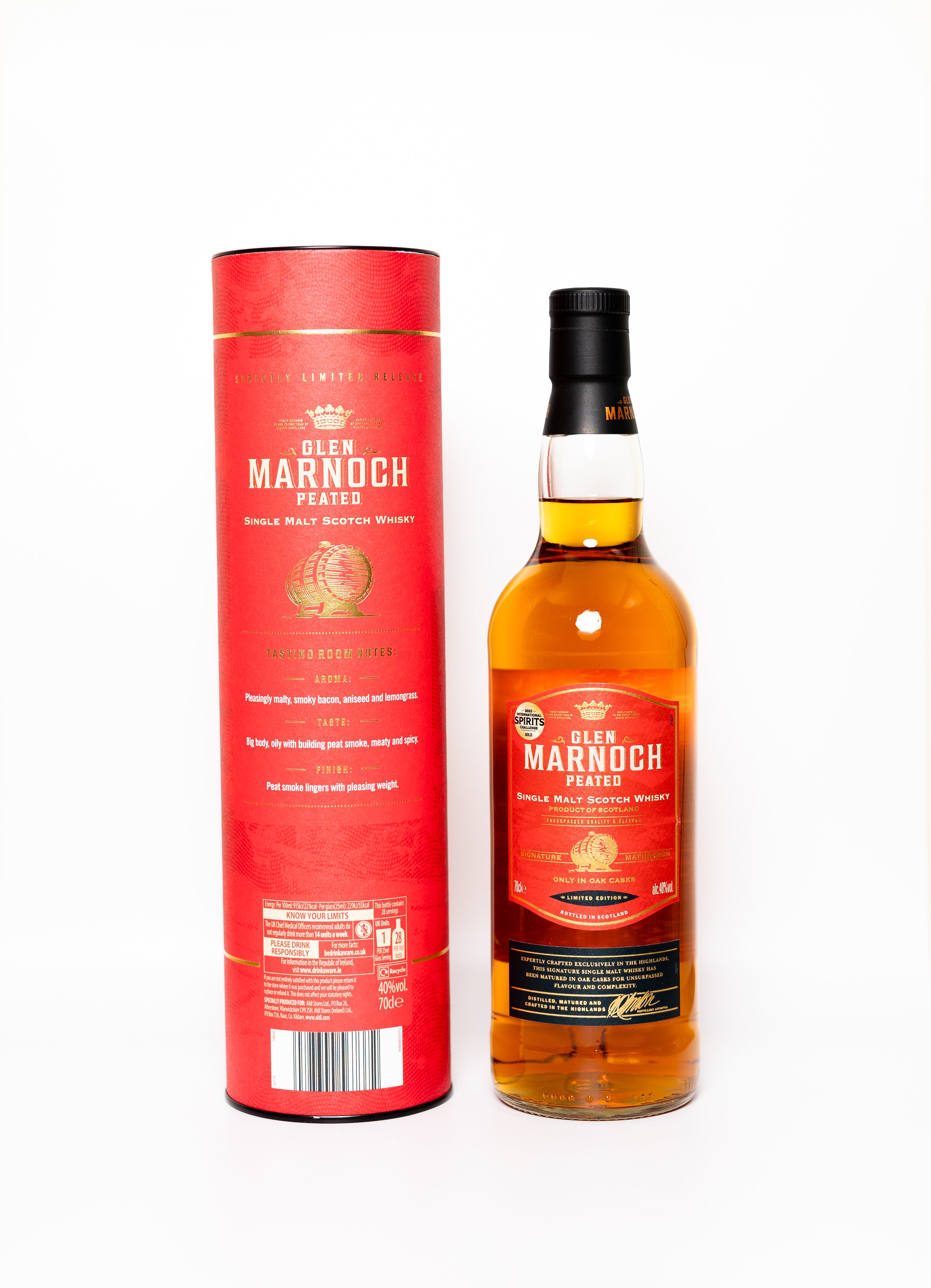 Glen Marnoch Peated Single Malt Whisky