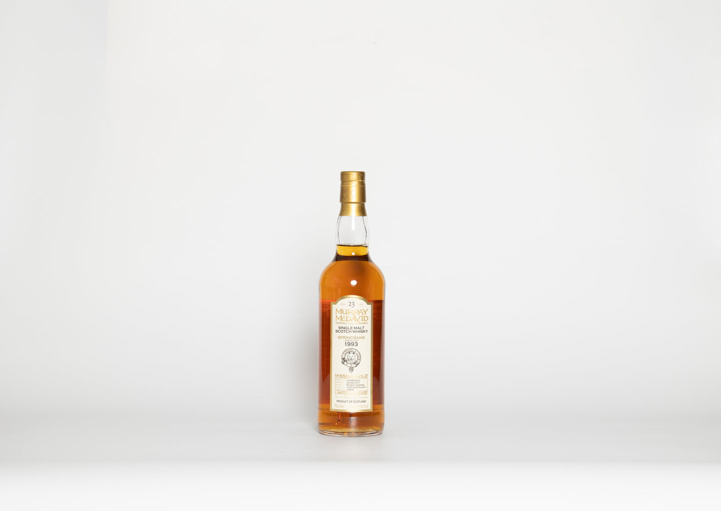 Springbank 1993 Murray McDavid 23 Year Old Mission Gold