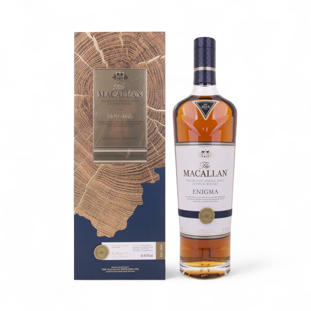 Macallan Enigma, Macallan Quest Collection, sherry cask Macallan, Speyside single malt, travel retail exclusive, collectible whisky, whisky auction