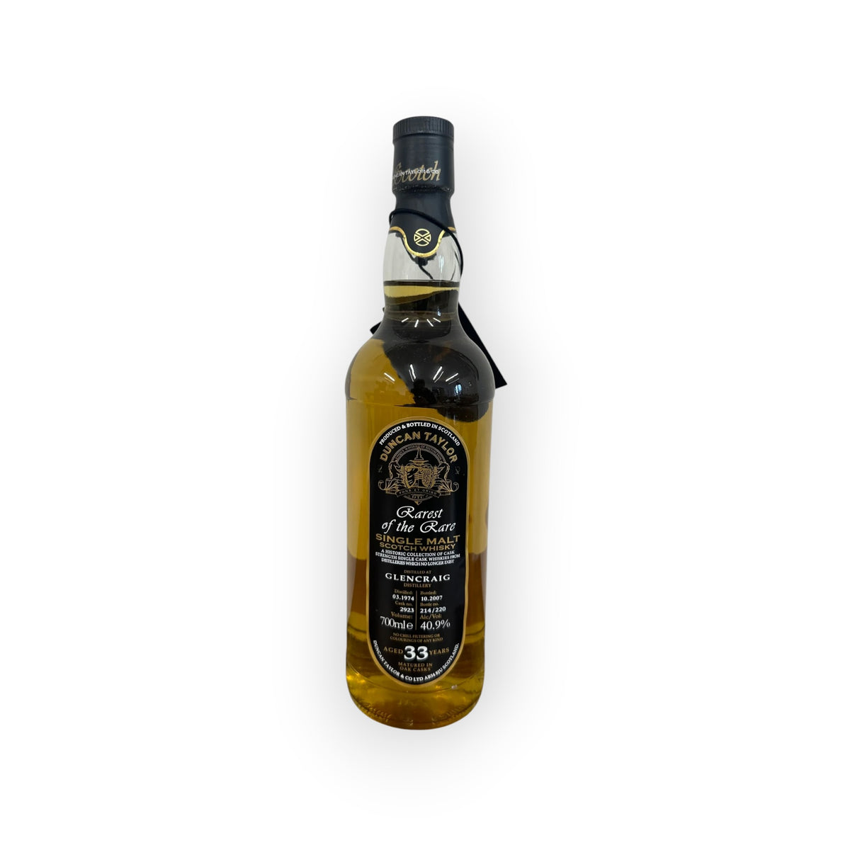 GlenCraig 33 Year Old Duncan Taylors