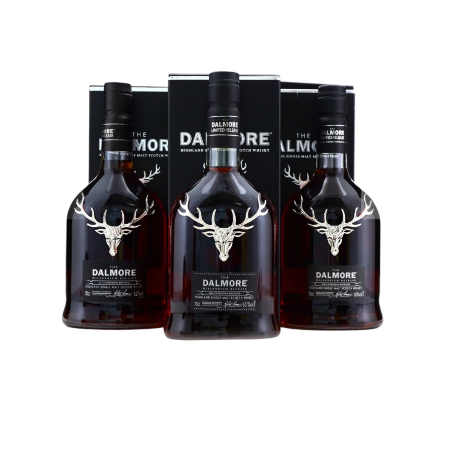 Dalmore Custodian Millennium Releases 3x 70cl